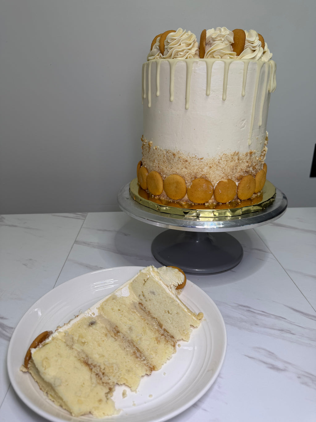 Homemade Banana Pudding Cake