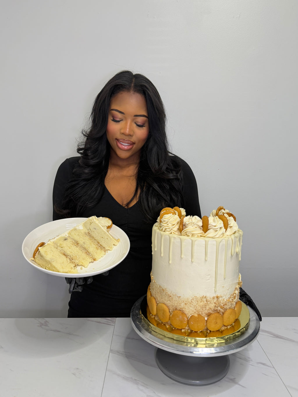Homemade Banana Pudding Cake